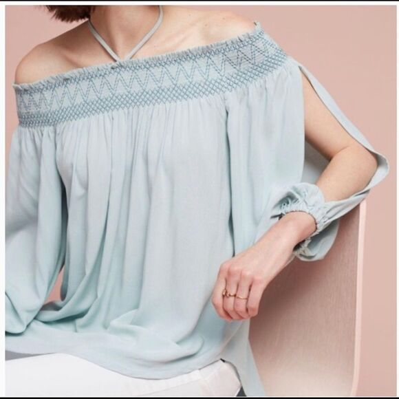 ANTHRO “Holding Horses” Rosario Off Shoulder Top - Picture 2 of 8